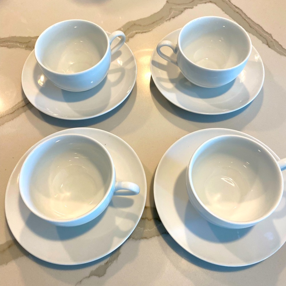 Everyday White Cup & Saucer Set
